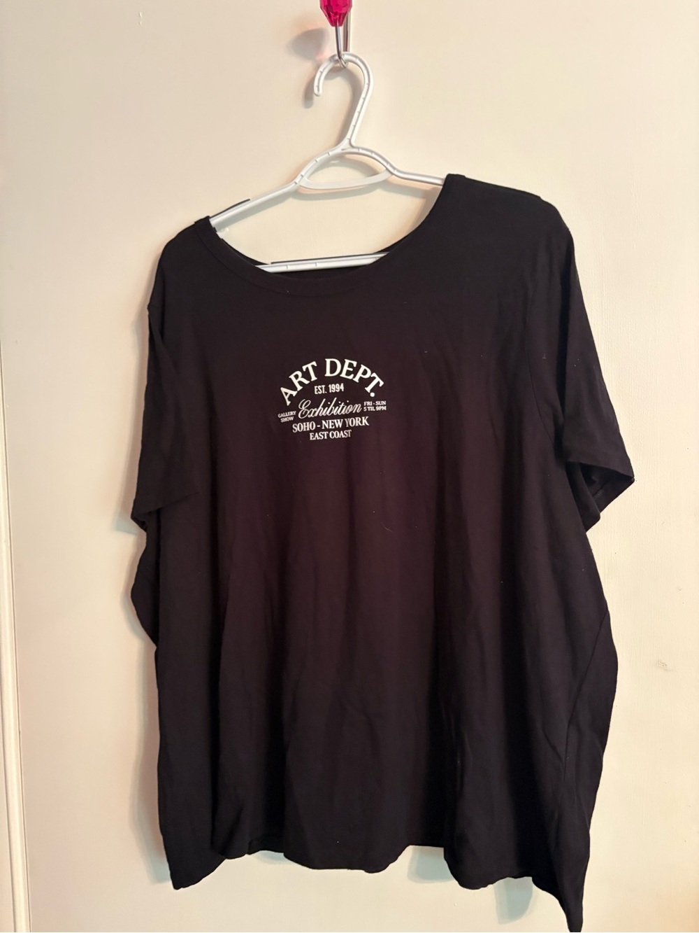 Black 'Art Dept' Graphic Women’s T-Shirt